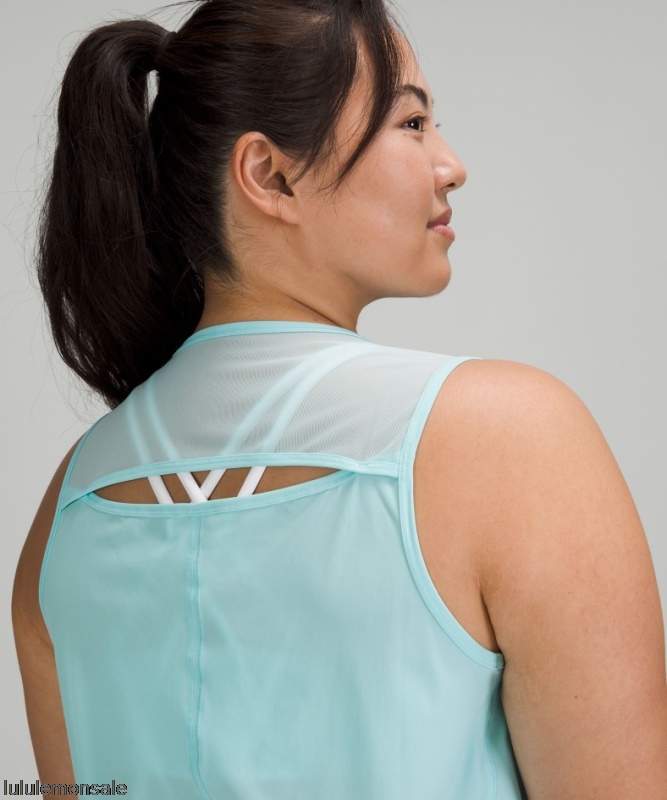 Lululemon Damen DELULU545 | Eisblau Sculpt Tanktop